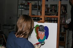 Malkurs für Kinder im Atelierhaus